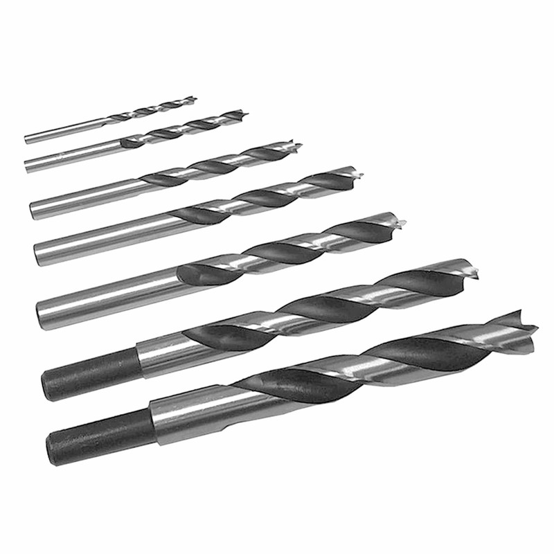 Brad Point Drill Bit Set - Imperial - 7 Piece